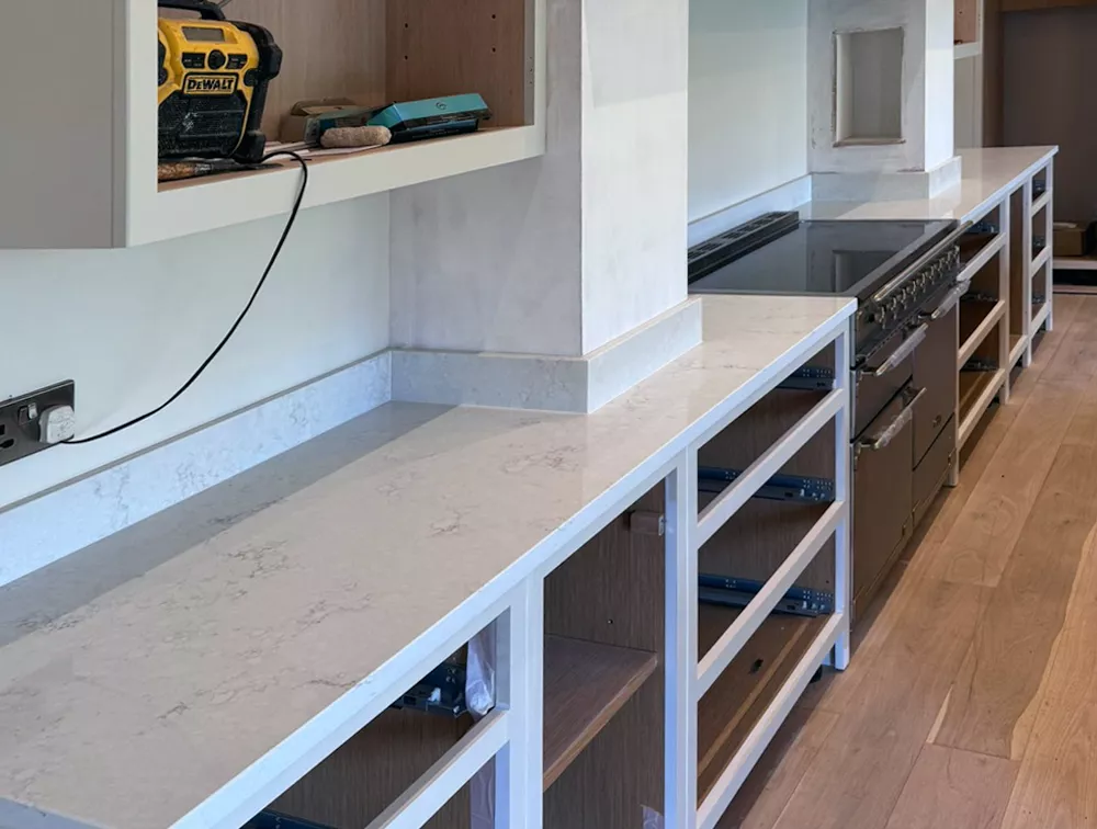 Luxury bespoke quartz, marble and granite surfaces from Aviva Stone Granite