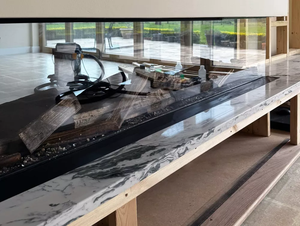 Luxury bespoke quartz, marble and granite surfaces from Aviva Stone Granite