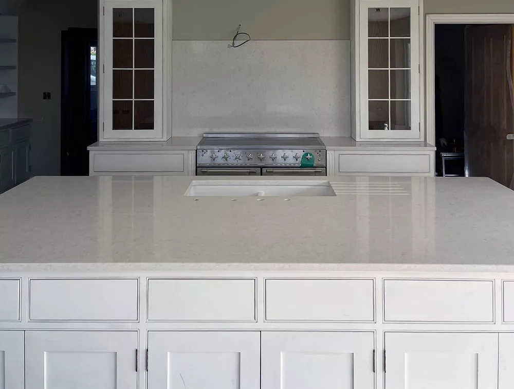 Bespoke quartz, marble and granite surfaces for kitchens, bathrooms and living spaces