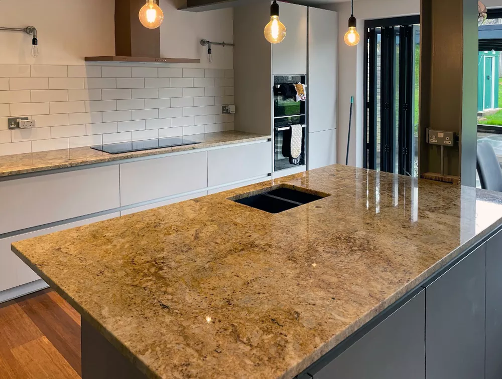 Bespoke quartz, marble and granite surfaces for kitchens, bathrooms and living spaces