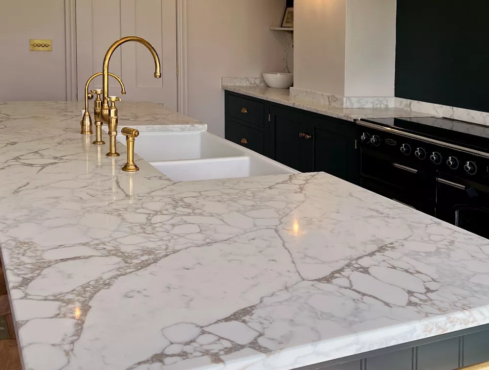 Bespoke quartz, marble and granite surfaces for kitchens, bathrooms and living spaces